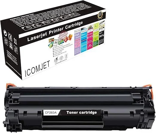 83A CF283A compatible black toner, laser toner cartridge for HP LaserJet Pro printers, bulk office printing use