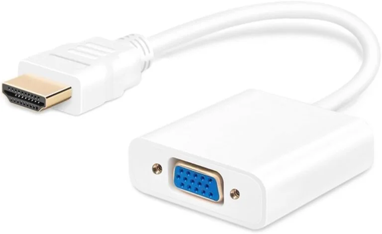 Shivox HDMI to VGA Adapter, 1080p male to female display converter for PC laptop projector and bulk business use