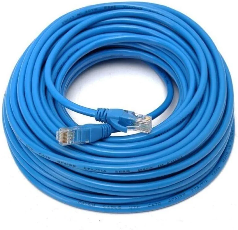 Shivox Cat 6 80M Blue, high speed RJ45 Ethernet UTP patch cable for office and bulk networking use