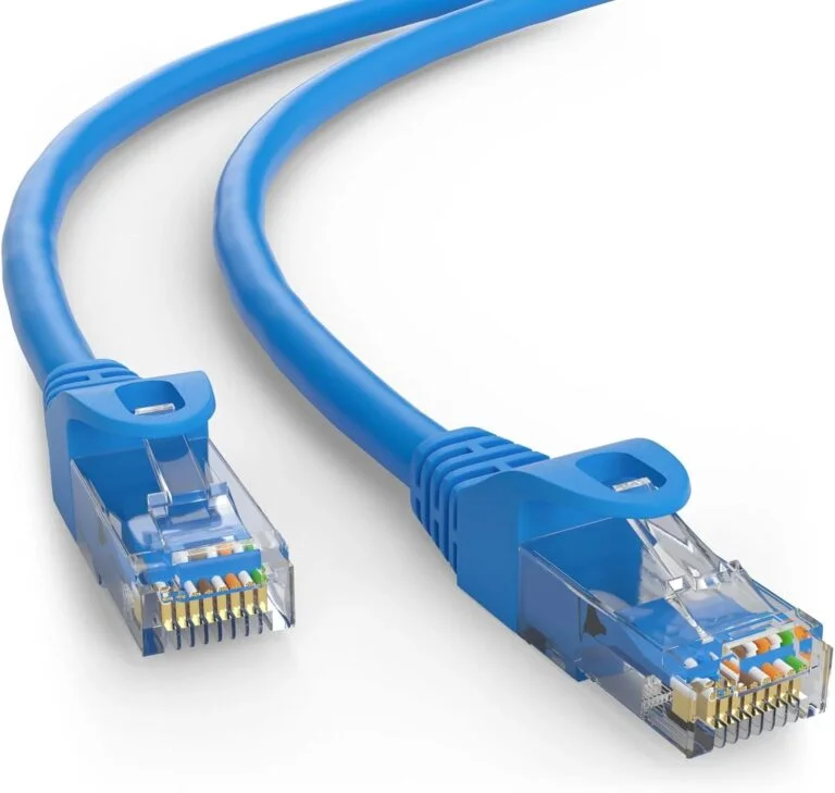 Shivox Cat 6 80M Blue, high speed RJ45 Ethernet UTP patch cable for office and bulk networking use