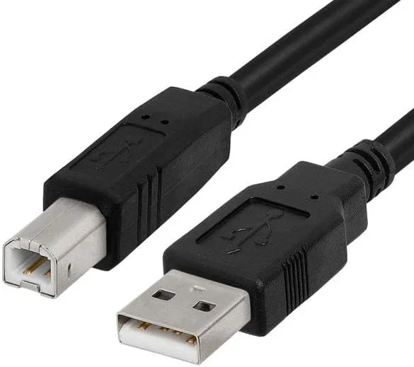 Shivox SC-005 USB 2.0 Type A to B printer cable 1.5m for printers, scanners, and USB Type B devices