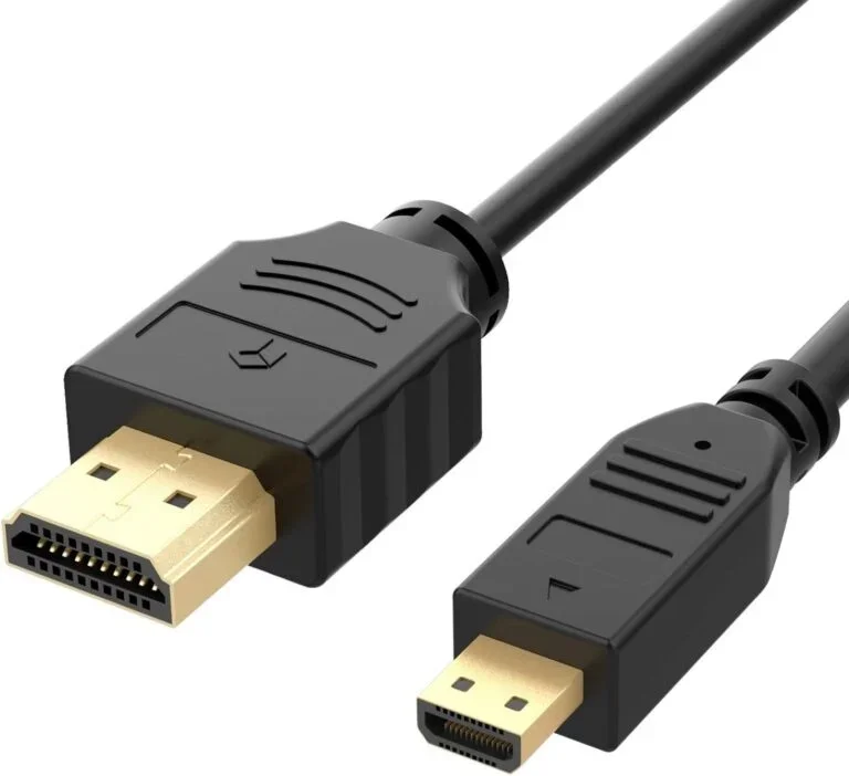 Shivox Micro-HDMI Cable 1.5M high-speed Micro-HDMI to HDMI adapter cable with 4K support and gold-plated connectors