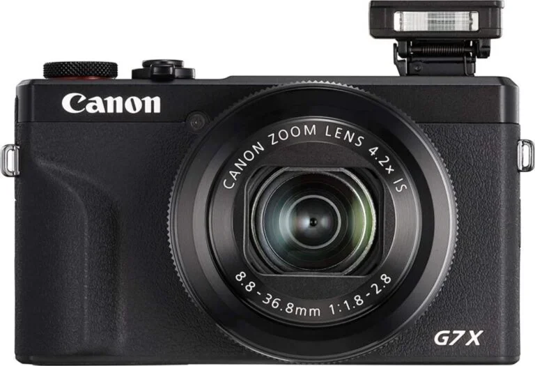 Canon 3637C001 PowerShot G7 X Mark III black compact camera with 1-inch sensor and 4K video for creators