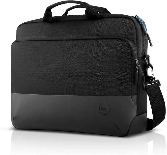 Dell Pro Slim BriefCase 15 PO1520CS laptop bag for up to 15-inch laptops with padded sleeve, shoulder strap and trolley strap