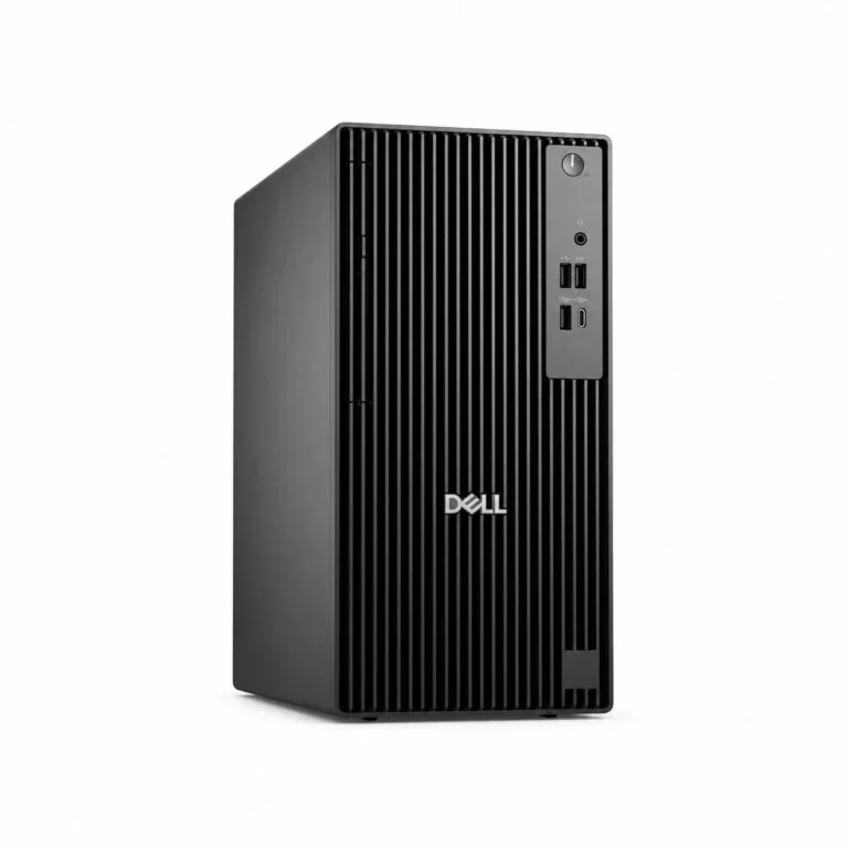 Dell Pro Tower QCT1250 Black desktop with Intel Core i3-14100, 8GB DDR5 RAM, 512GB NVMe SSD and Intel UHD Graphics 730